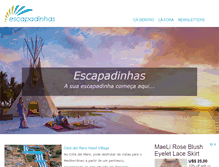 Tablet Screenshot of escapadinhas.org